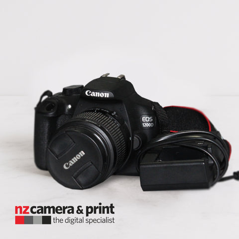 Pre-Owned Canon EOS 1200D with 18-55mm Lens Kit, Strap and Charger