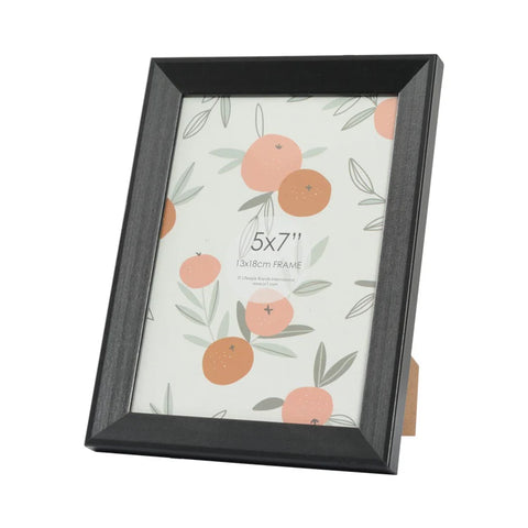 Finny 5"x7" Wooden Frame - Black