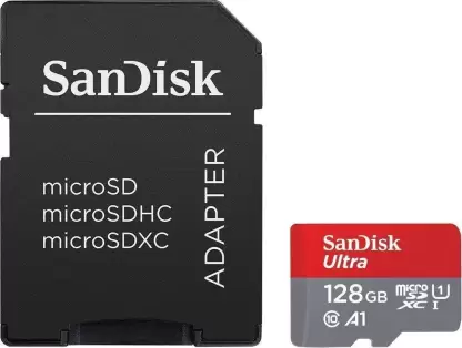 Micro SDXC with Adapter 128gb