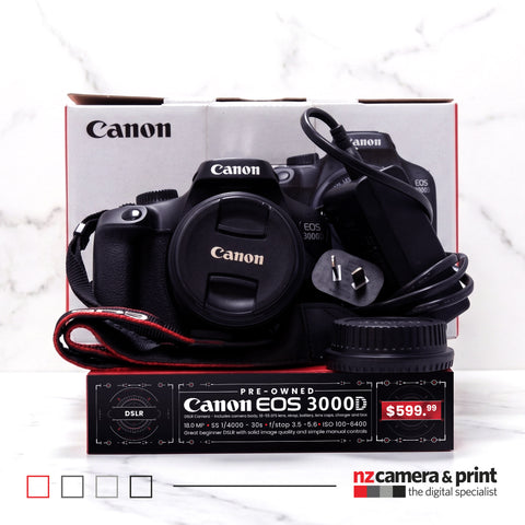 Pre-Owned Canon EOS 3000D with 18-55mm Lens Bundle