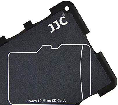 JJC Memory Card Case for 10x microSD Cards - Gray Edition - MCH-MSD10