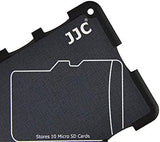 JJC Memory Card Case for 10x microSD Cards - Gray Edition - MCH-MSD10