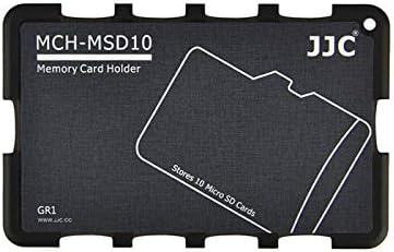 JJC Memory Card Case for 10x microSD Cards - Gray Edition - MCH-MSD10