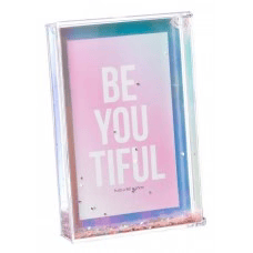 Shot2Go Iridescent Glitter Photo Block Frame 6x4"