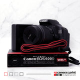 Pre-Owned Canon EOS 600D with EFS 18-55mm Lens, strap, charger and battery