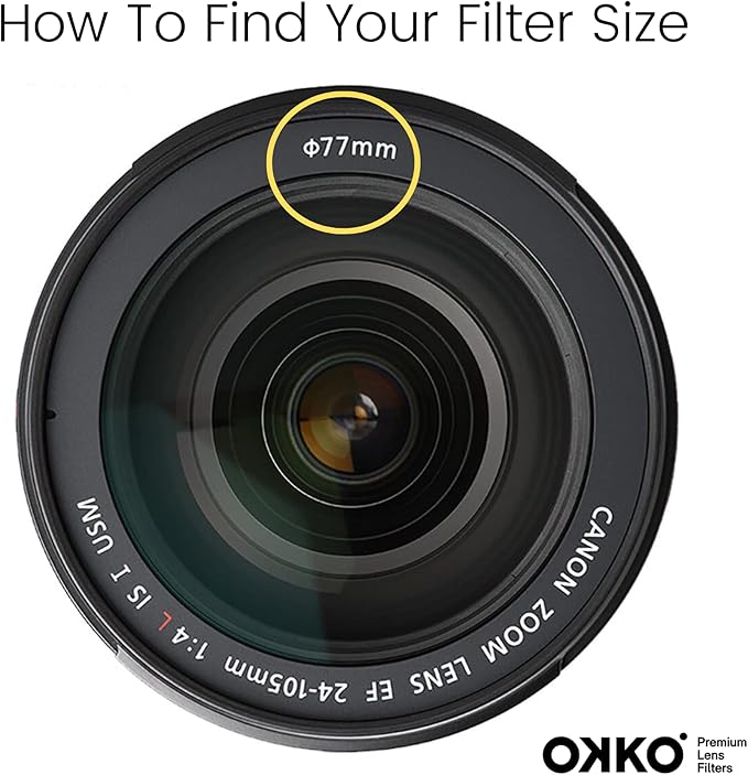 Okko Pro Variable Neutral Density Filter 77mm
