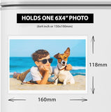 Shot2Go 6x4 Magnetic Fridge Frame - 2 Pack (Clear)