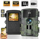 Wildlife Camera 4K Trail Camera 60MP