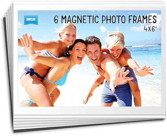 Shot2Go 6x4 Magnetic Fridge Frame - 2 Pack (Clear)