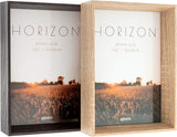Kenro Horizon Dark Oak Wood Effect Photo Frame with 40mm Deep Profile - HR1318M