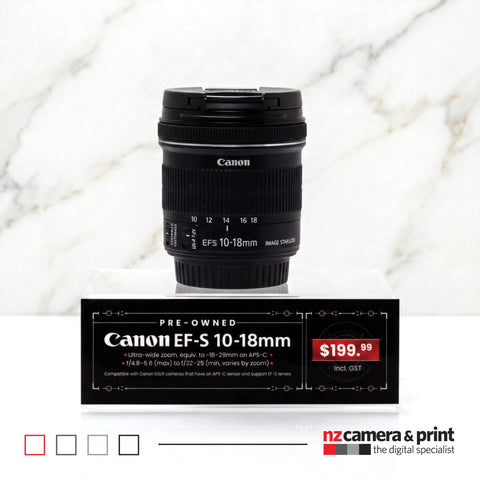 Pre-Owned Canon 10-18mm EF-S Lens