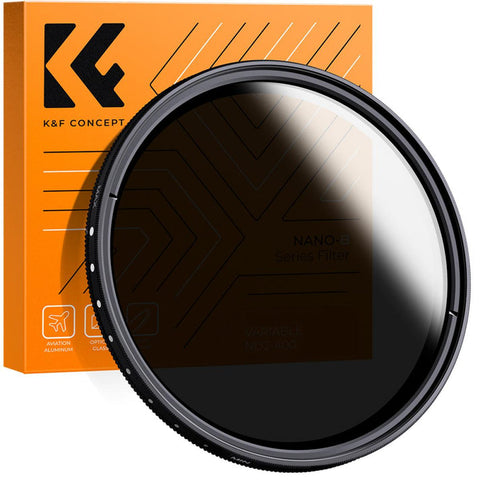 K&F Concept NANO-B Series Variable Neutral Density ND2 to ND400 Lens Filter