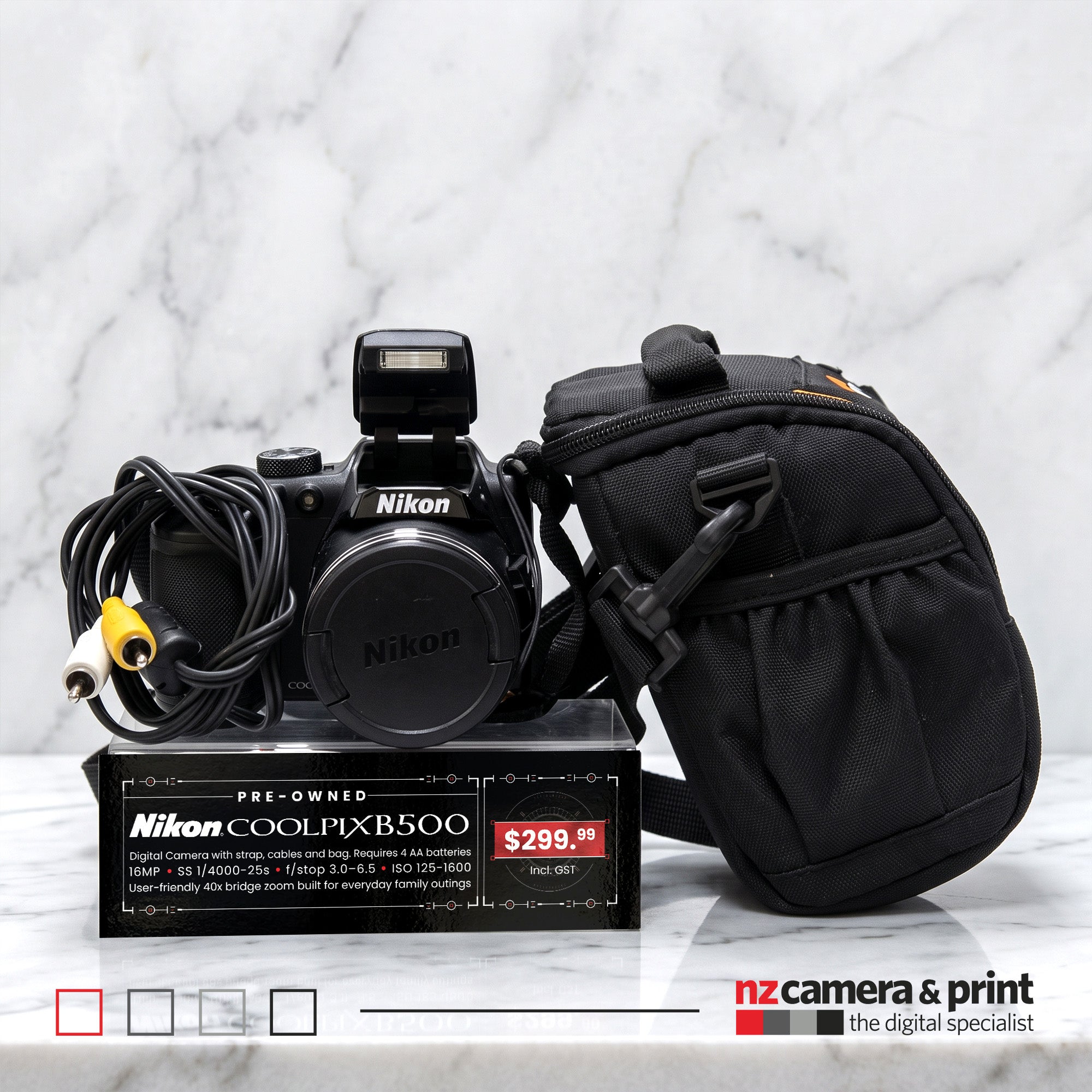 Pre-Owned Nikon Coolpix B500 Bundle
