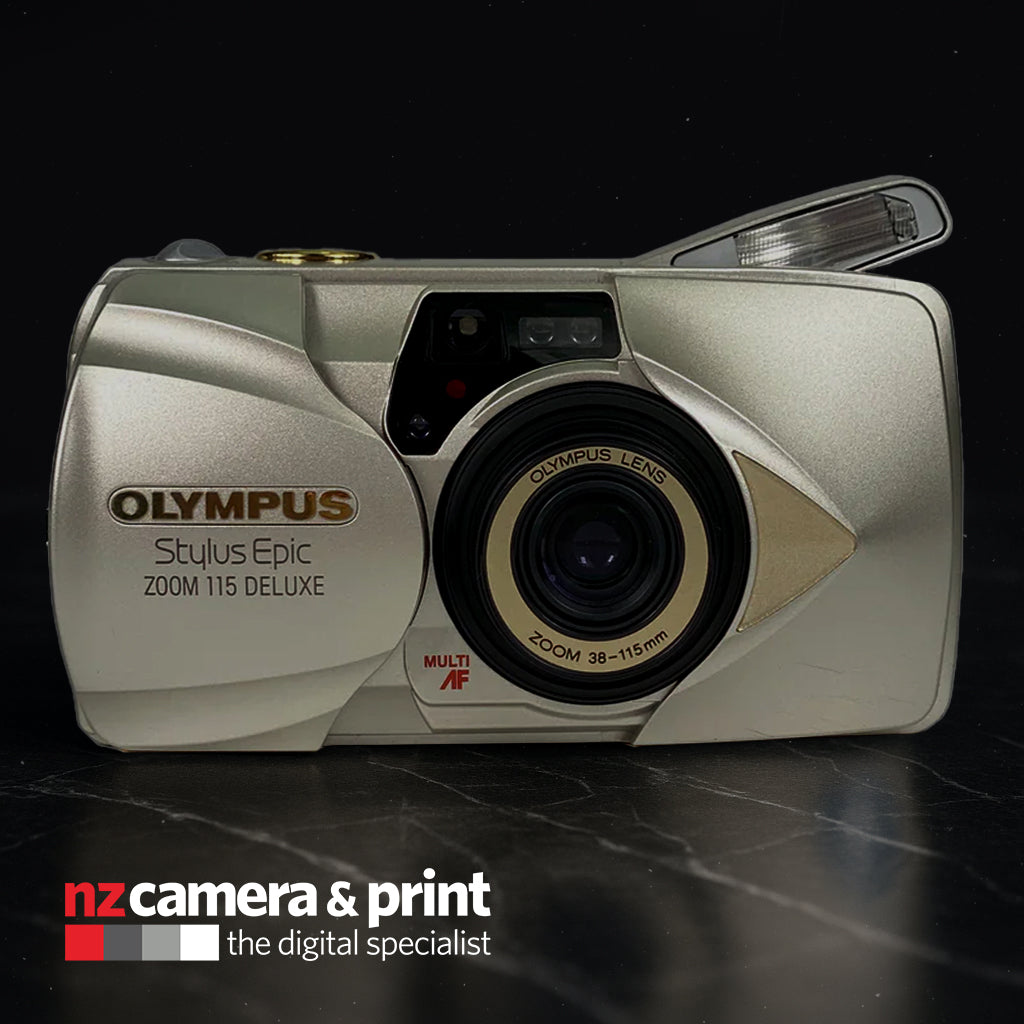 Pre-Owned Olympus Stylus Epic Zoom 115 Deluxe with Bag, 1 Film Roll & Battery