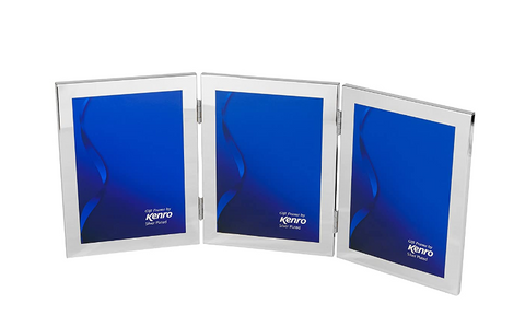 Kenro Symphony Elegant Frame TRIPLE 6″x4″ – Silver