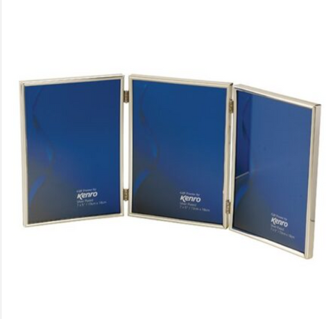 Kenro Symphony Classic Frame TRIPLE 6″x4″ – Silver