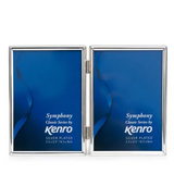 Kenro Symphony Classic Frame DOUBLE 2.5″x3.5″ – Silver