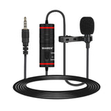 Mamen Pro Lavalier Microphone Omnidirectional Mini Lapel Microphone KM-D1