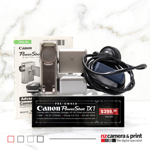 Pre-Owned Canon Powershot TX1 Bundle
